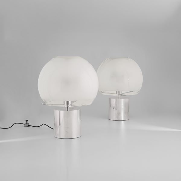 Due lampade da tavolo mod. LTA6 Porcino