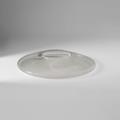 Centrotavola in vetro trasparente