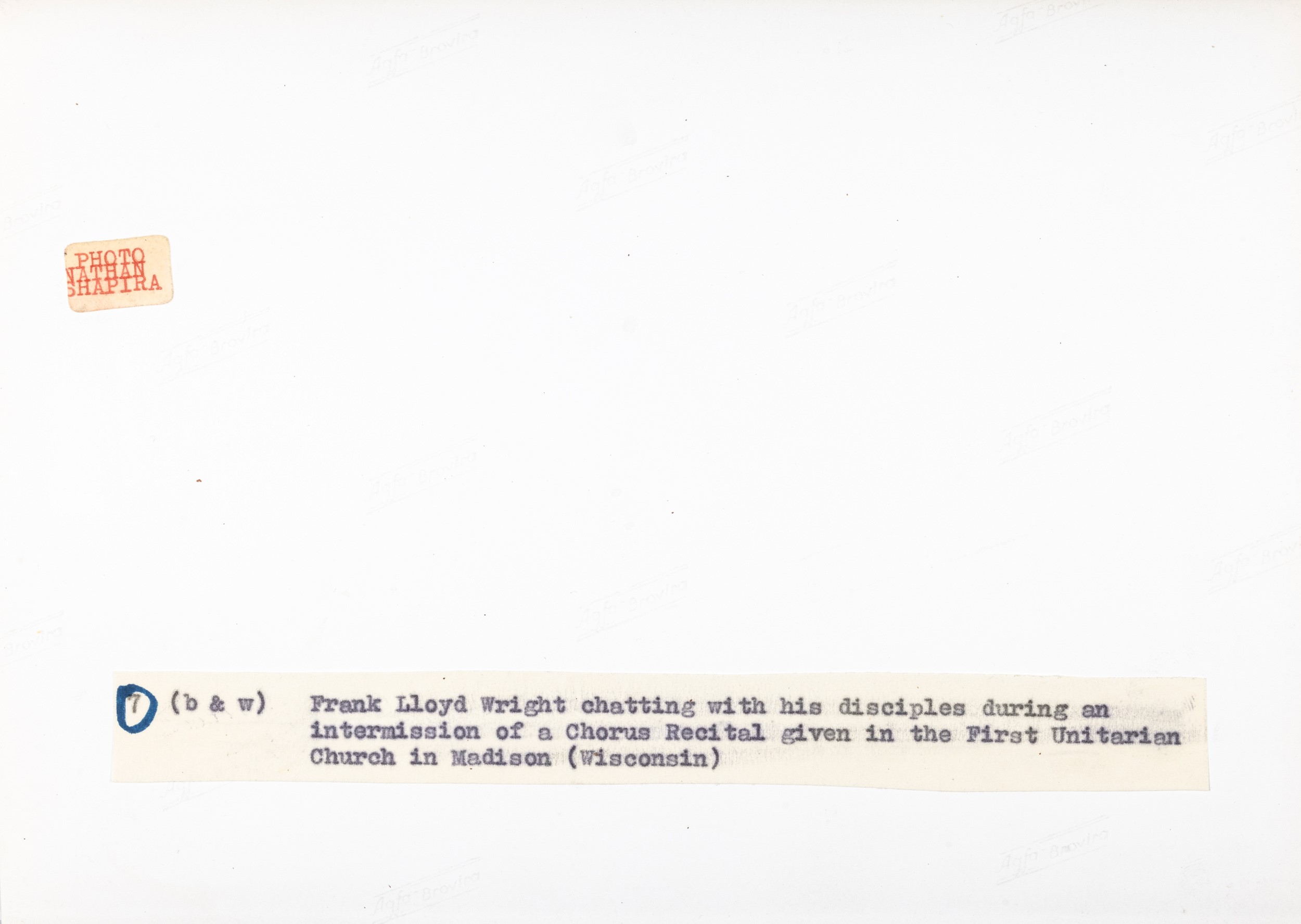 Frank Lloyd Wright e i suoi allievi, First Unitarian Church