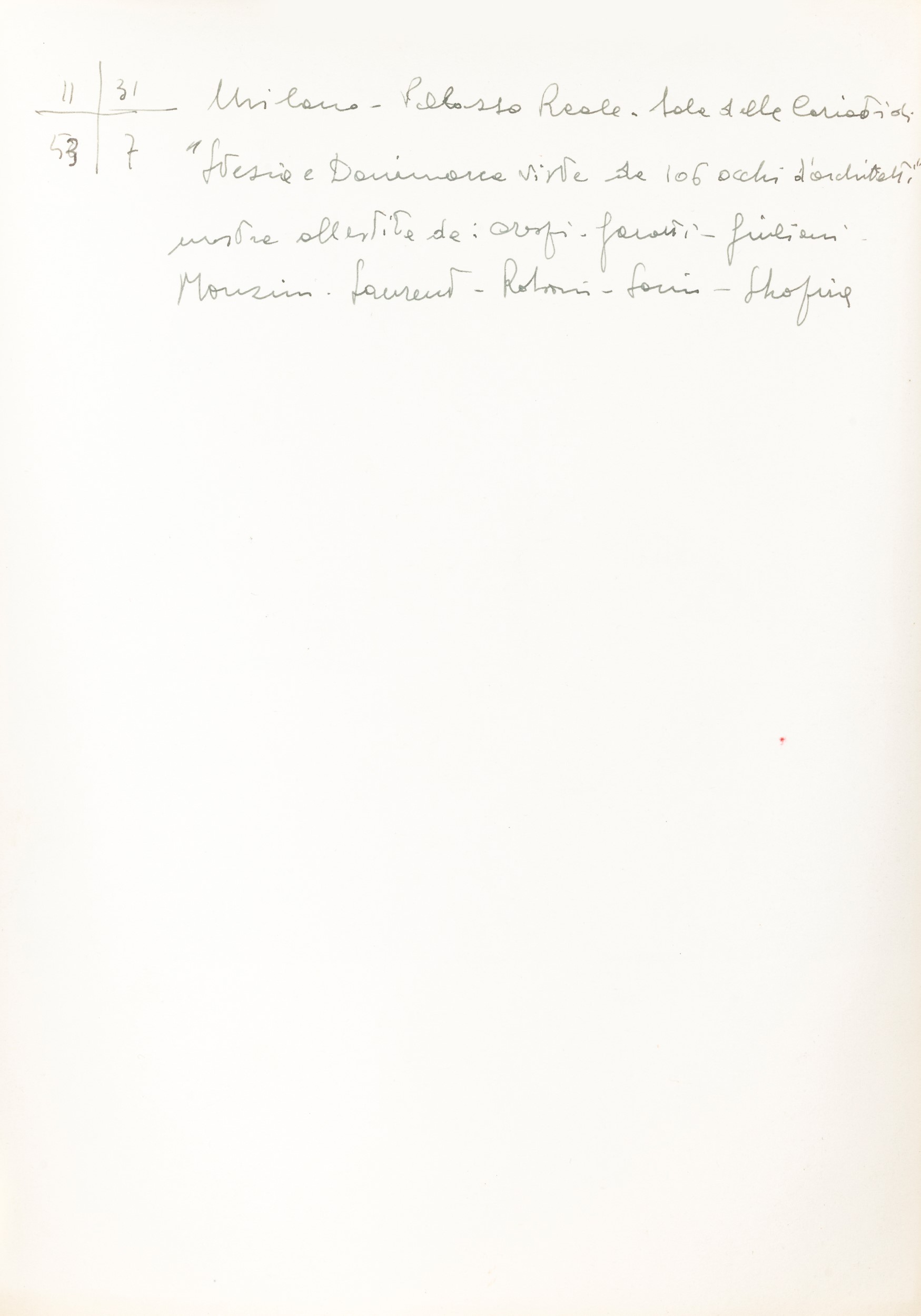 Esposizione "Svezia e Danimarca viste da 106 occhi di architetti", Palazzo Reale, Sala delle Cari...