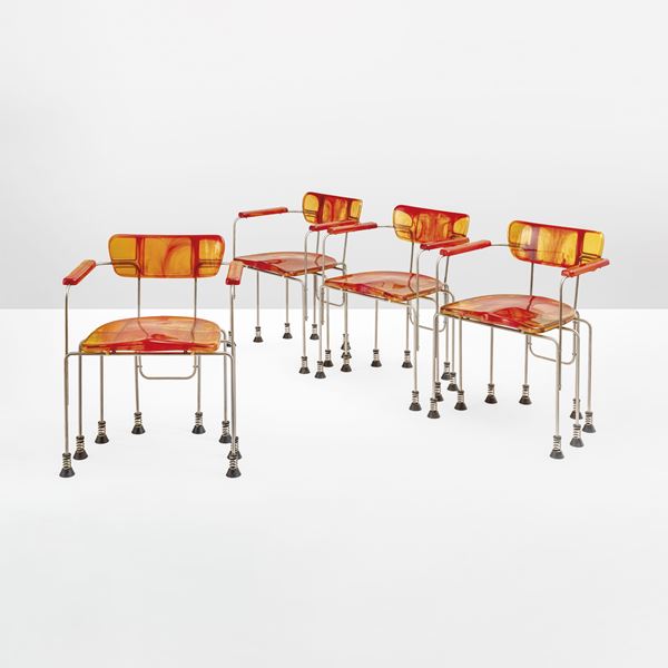 Quattro poltrone mod. 544 Broadway