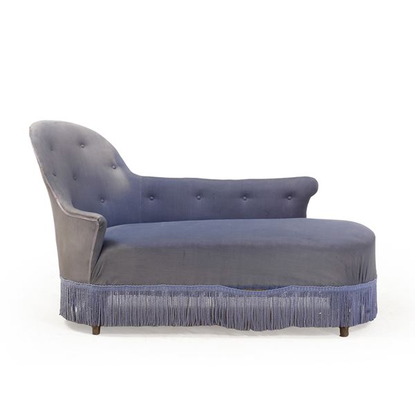 Dormeuse imbottita con schienale capitonné