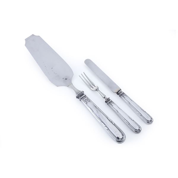 Servizio da dolce. Argenteria italiana della prima metà del XX secolo