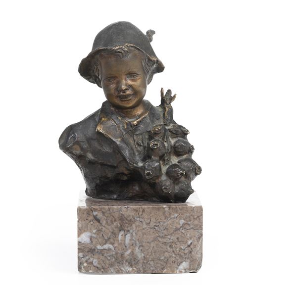 Da Giovanni De Martino (1870-1935) Il piccolo venditore di cipolle