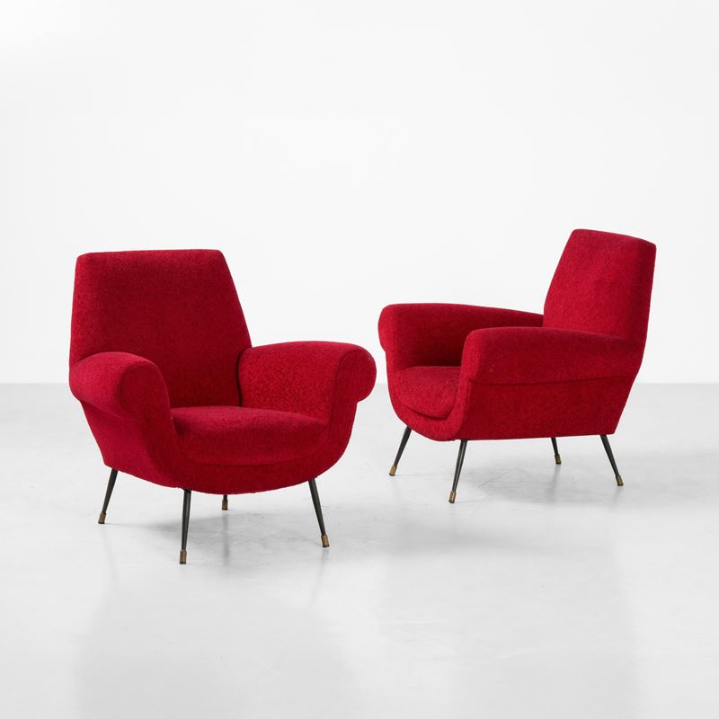 Gigi Radice : Due poltrone  - Asta Design Lab - Cambi Casa d'Aste