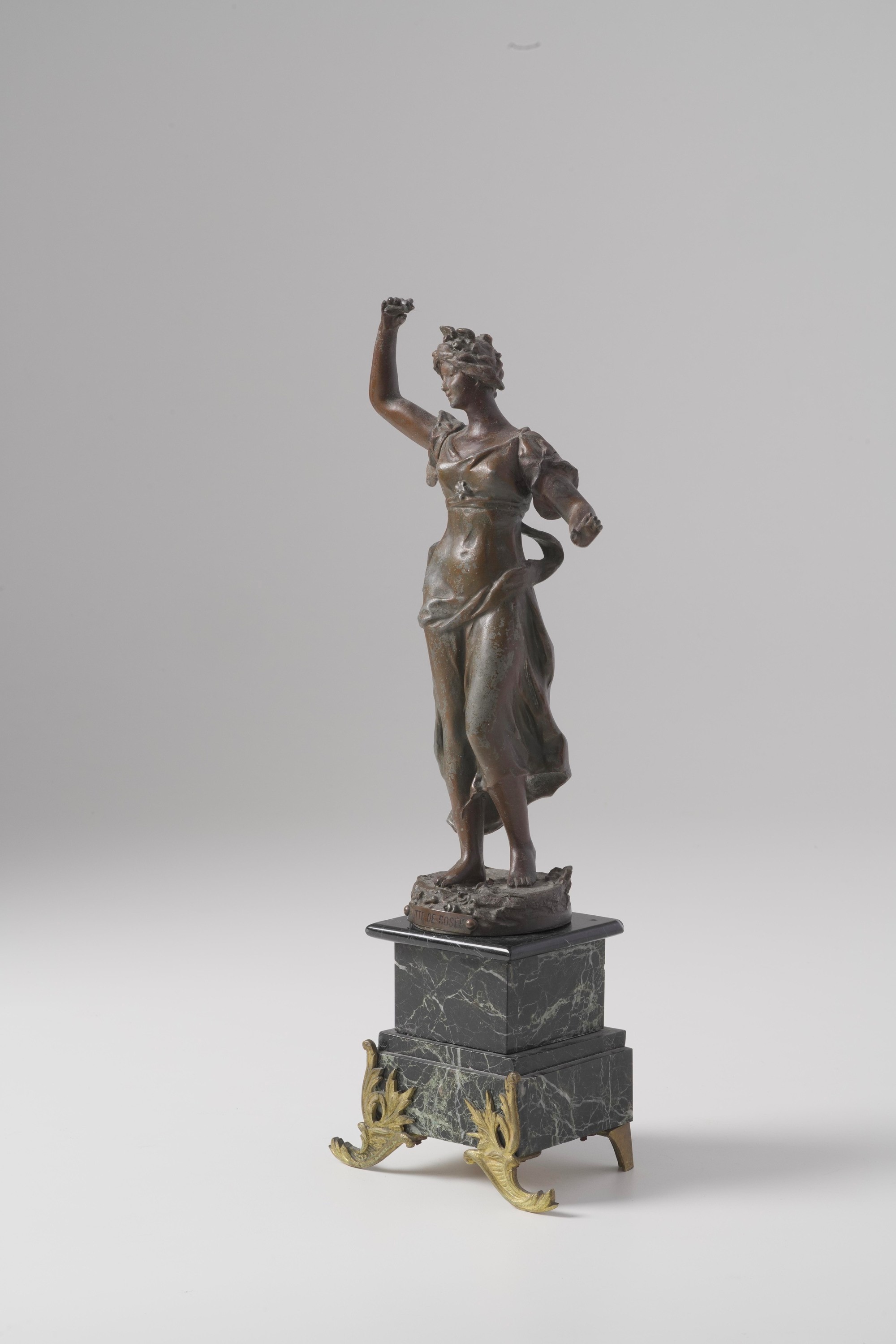 Danzatrice. Francia, XIX-XX Secolo. Firmata alla Base "rancoulet"
