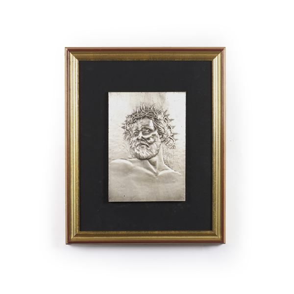 Ecce Homo. Italia, XX secolo. Firmato "Sciltian"