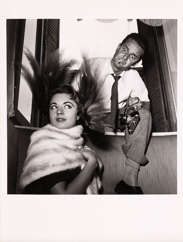 Federico Patellani con modella