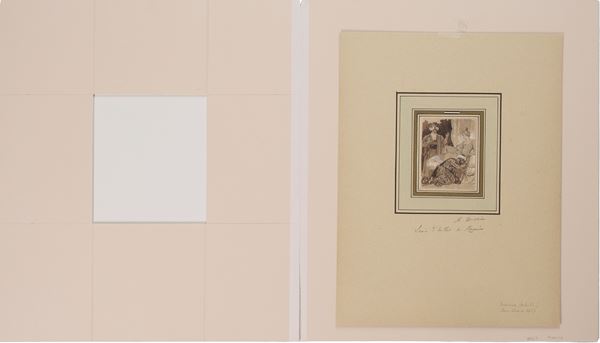 A. Deveria Scene d’Esther Racine