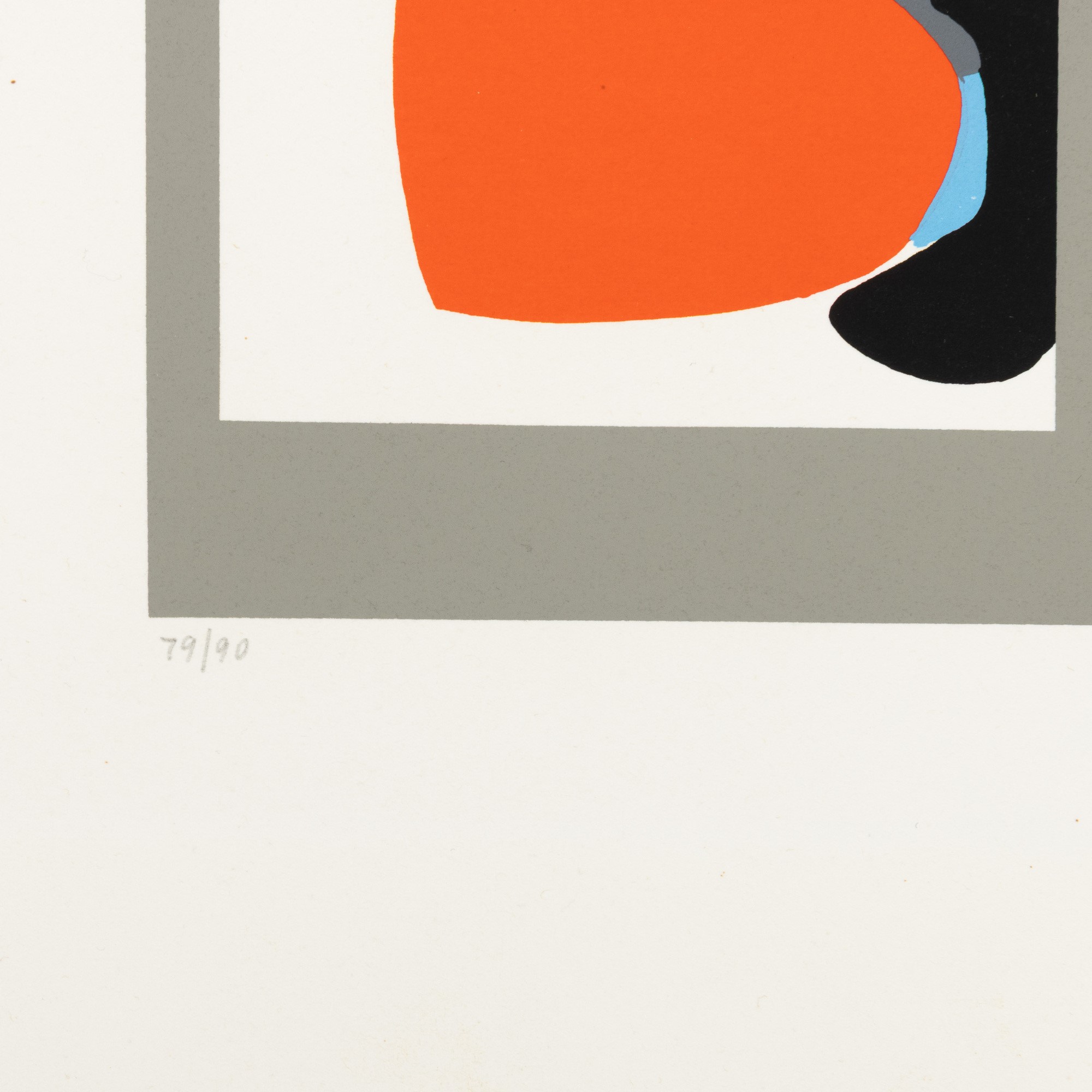 Alberto Burri - Lettere - D, serigrafia, 1969