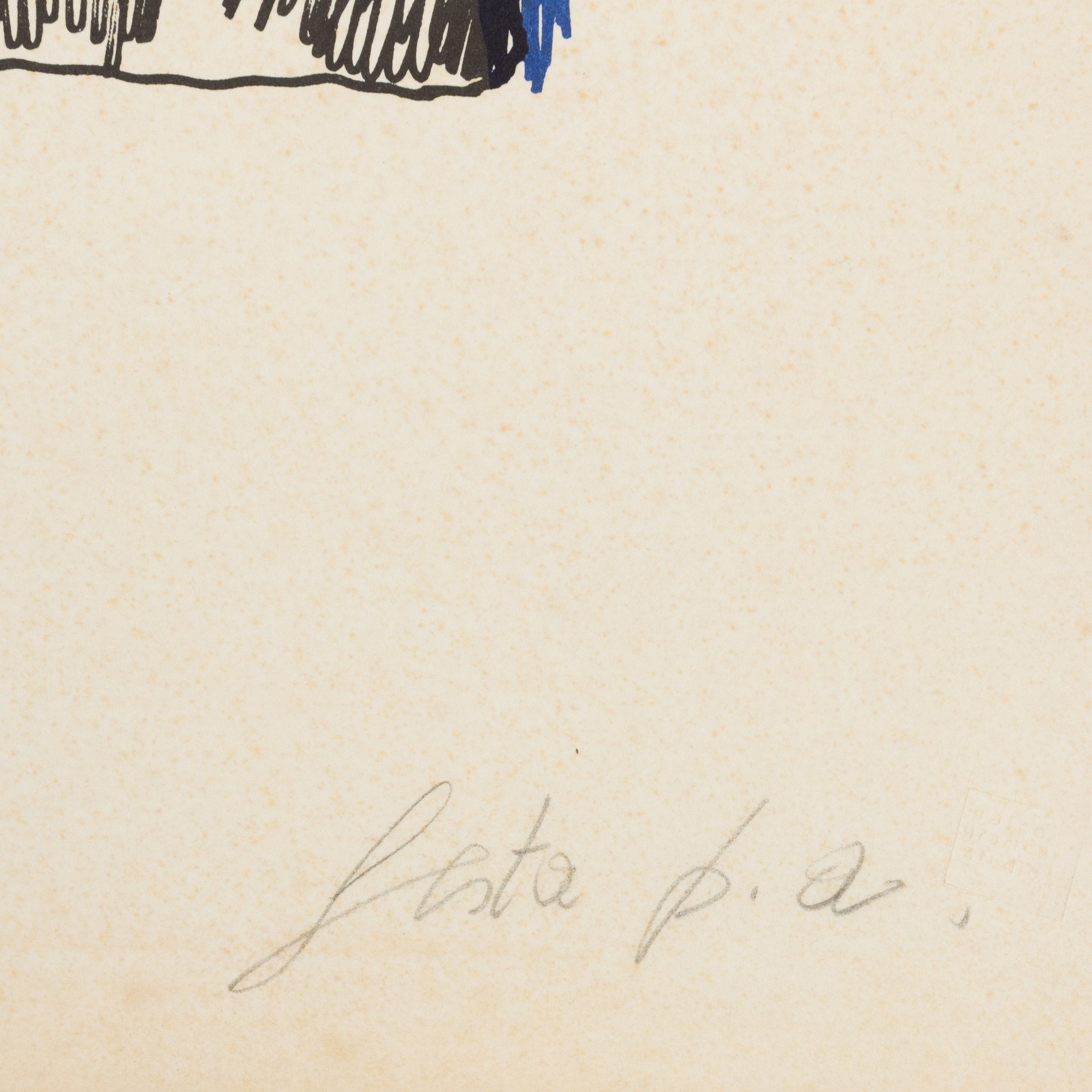 Tano Festa - Geraldine - Litografia, 1980
