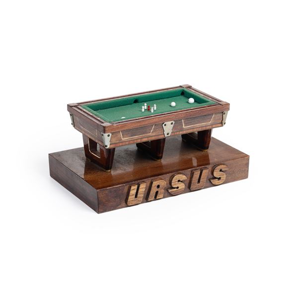 Modellino di biliardo "Ursus". XX secolo