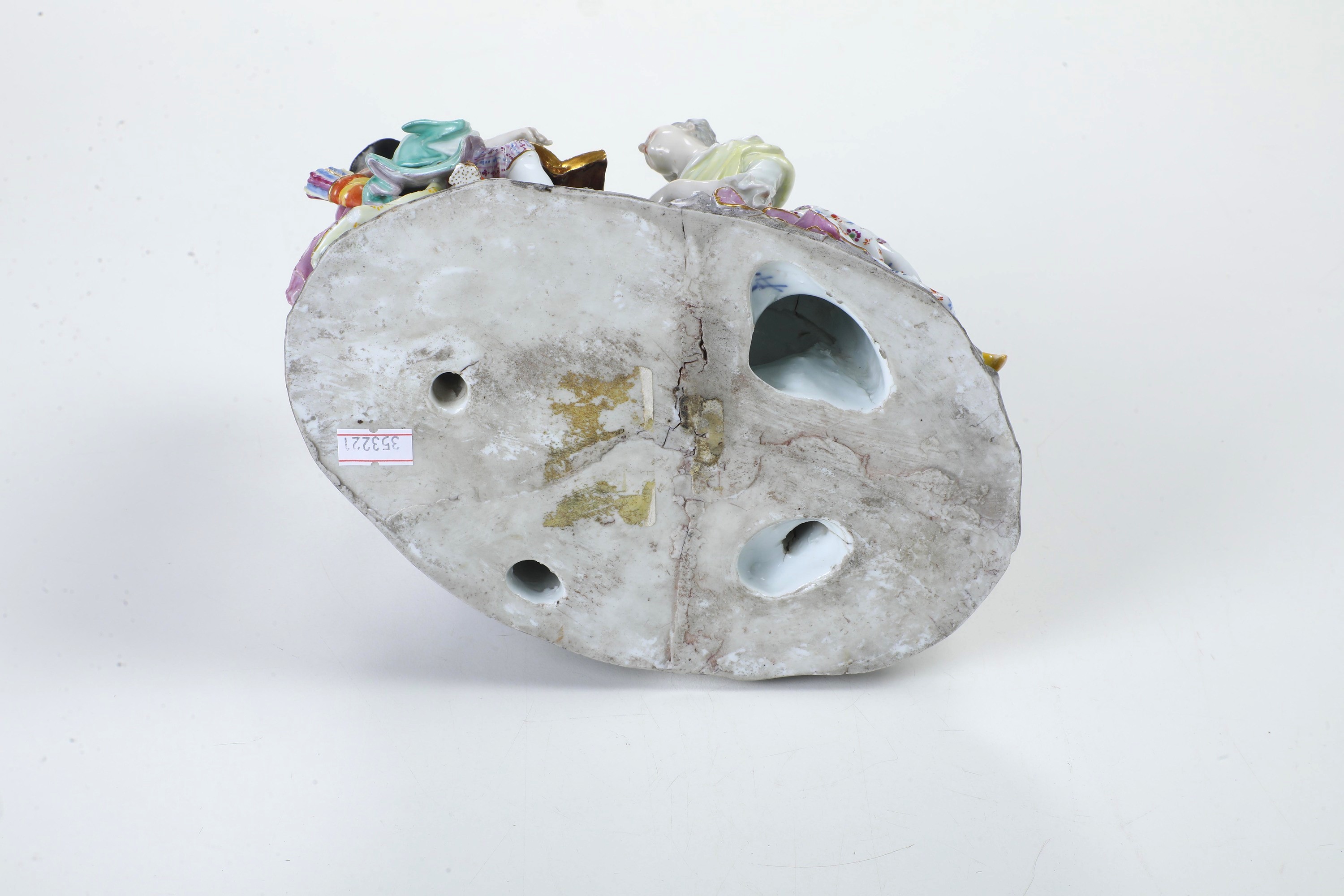 Gruppo galante. Meissen, verso il 1900.