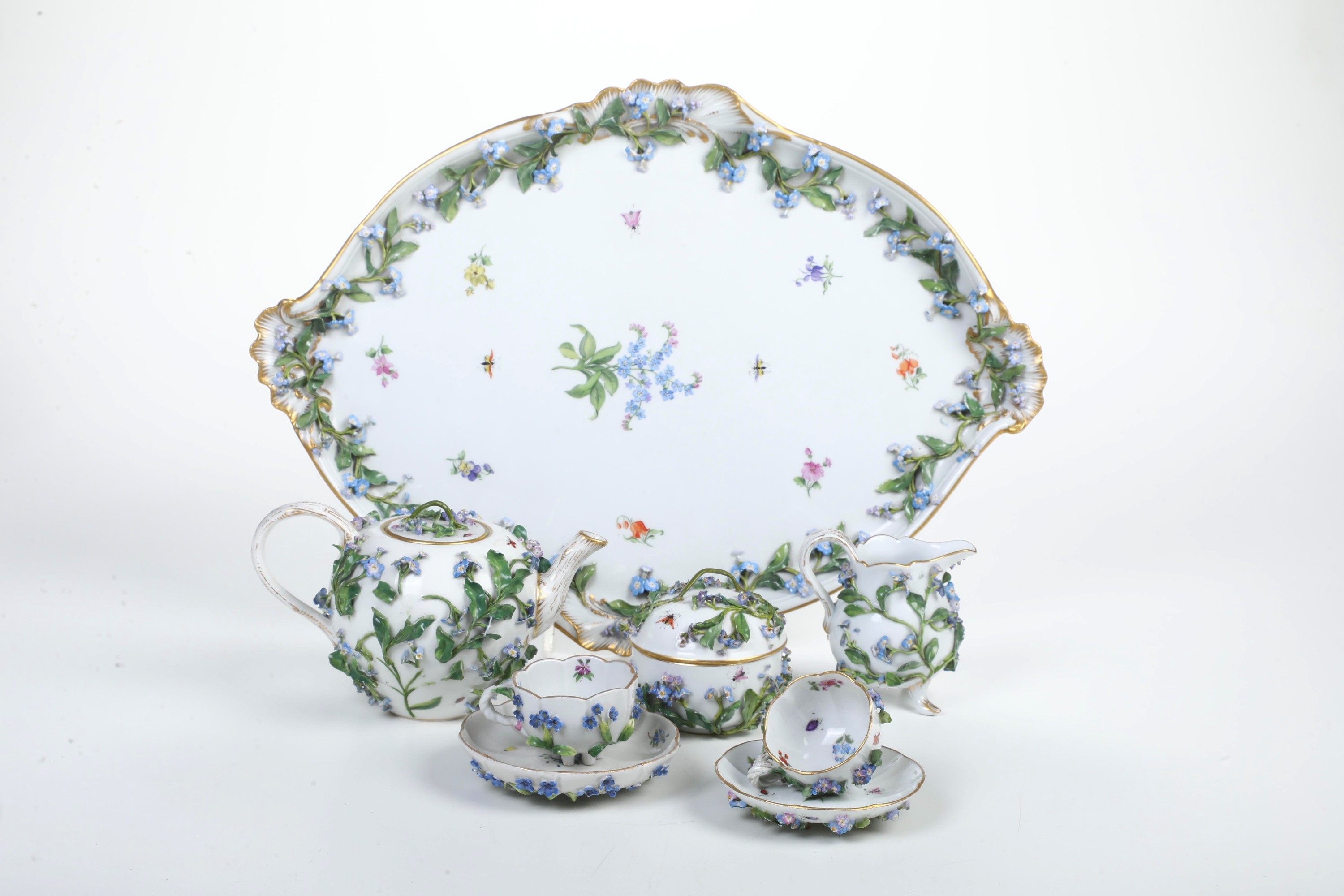 Solitaire. Meissen, verso la fine del XIX secolo.