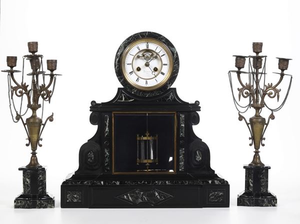 Orologio a trittico Berthold, Paris