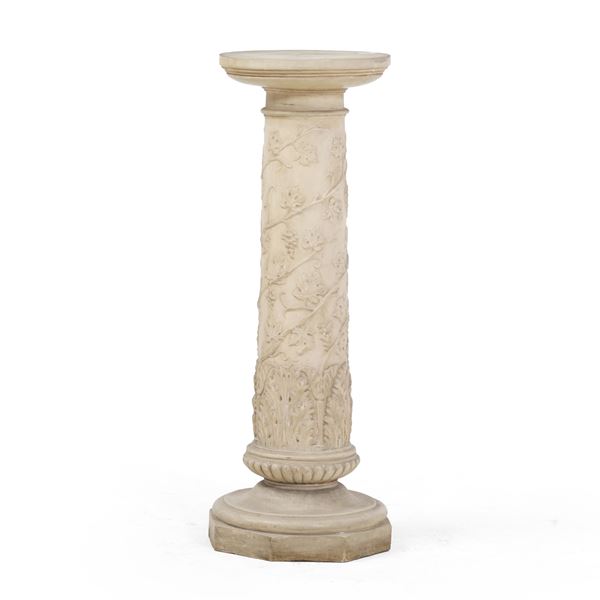 Colonna in ceramica. XX secolo