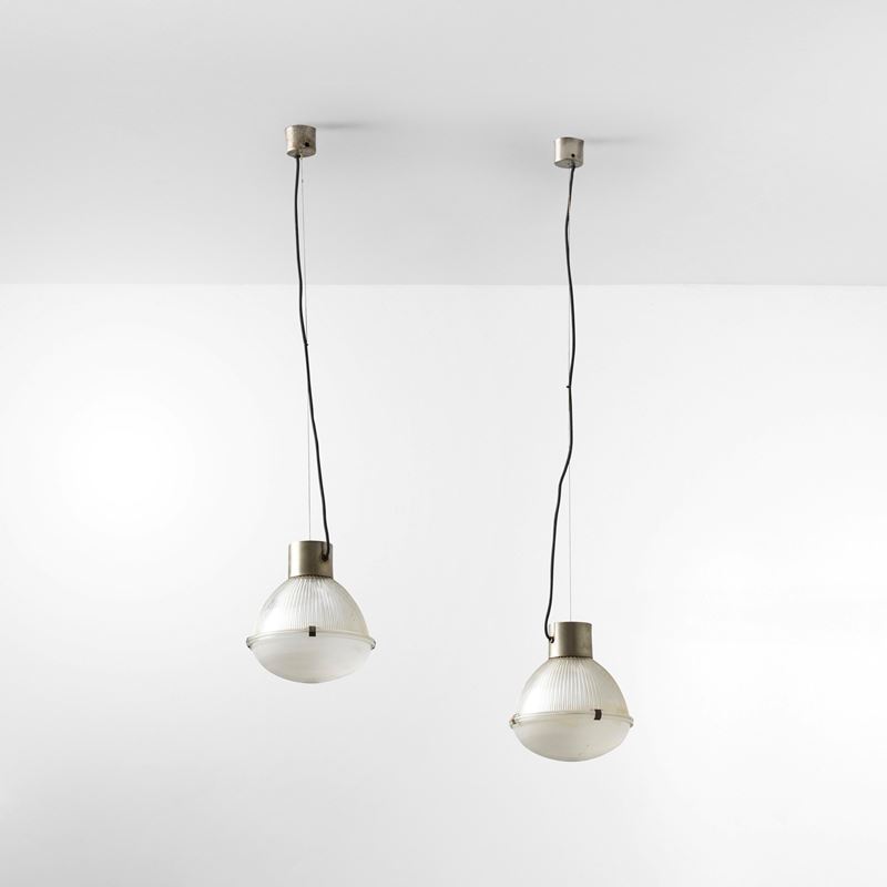 Tito Agnoli : Due lampade a sospensione mod. 4409  - Asta Design Lab - Cambi Casa d'Aste