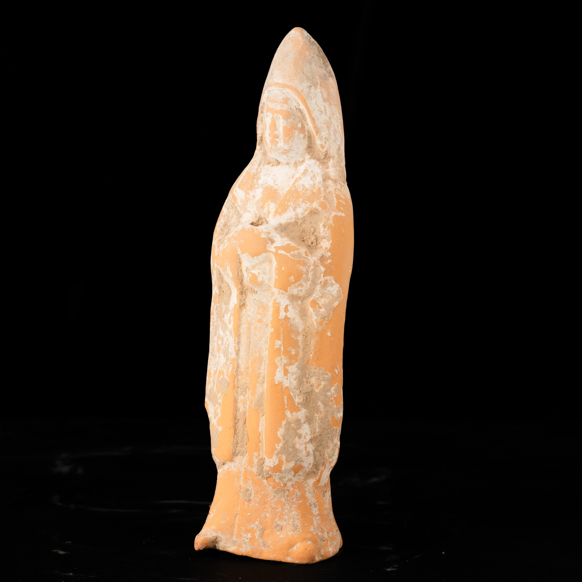 Figura di Buddha, terracotta, Cina, Dinastia Tang (618-906)