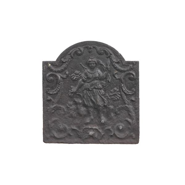 Lastra da camino in ghisa