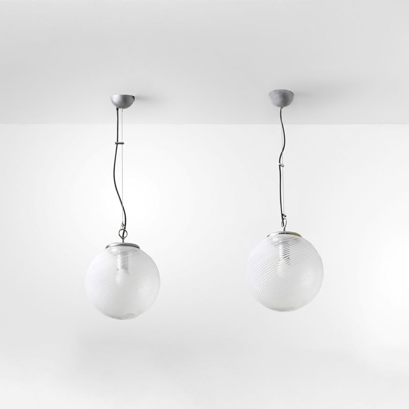 Due lampade a sospensione  - Asta Design Lab - Cambi Casa d'Aste