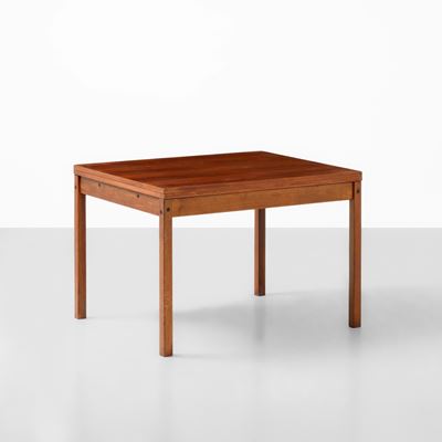 Tavolo allungabile, struttura in legno, produzione italiana (circa 1960)