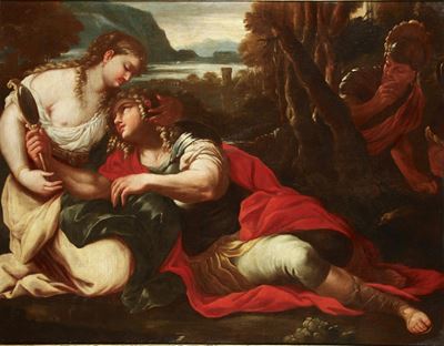 Rinaldo e Armida, olio su tela