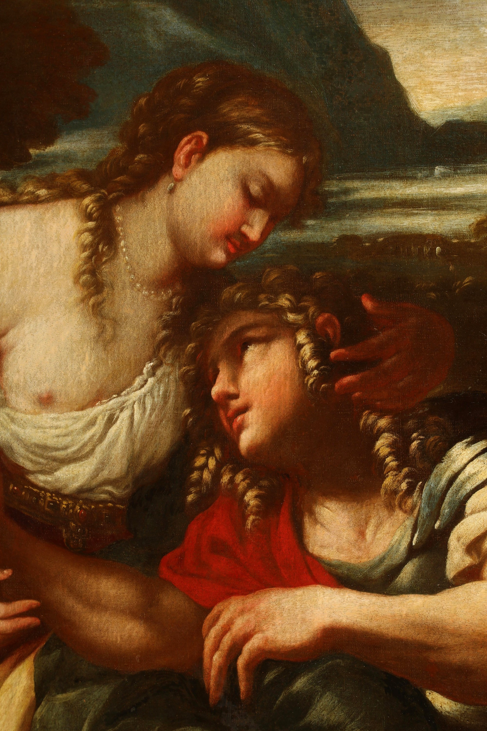 Luca Giordano - Rinaldo e Armida, olio su tela
