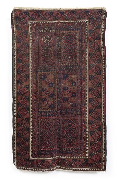 Tappeto Baluch, fine XIX secolo - inizio XX secolo, dimensioni 90 x 157 cm