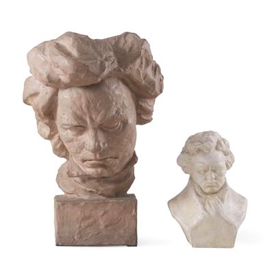 Busto di Beethoven, gesso patinato (XX secolo)