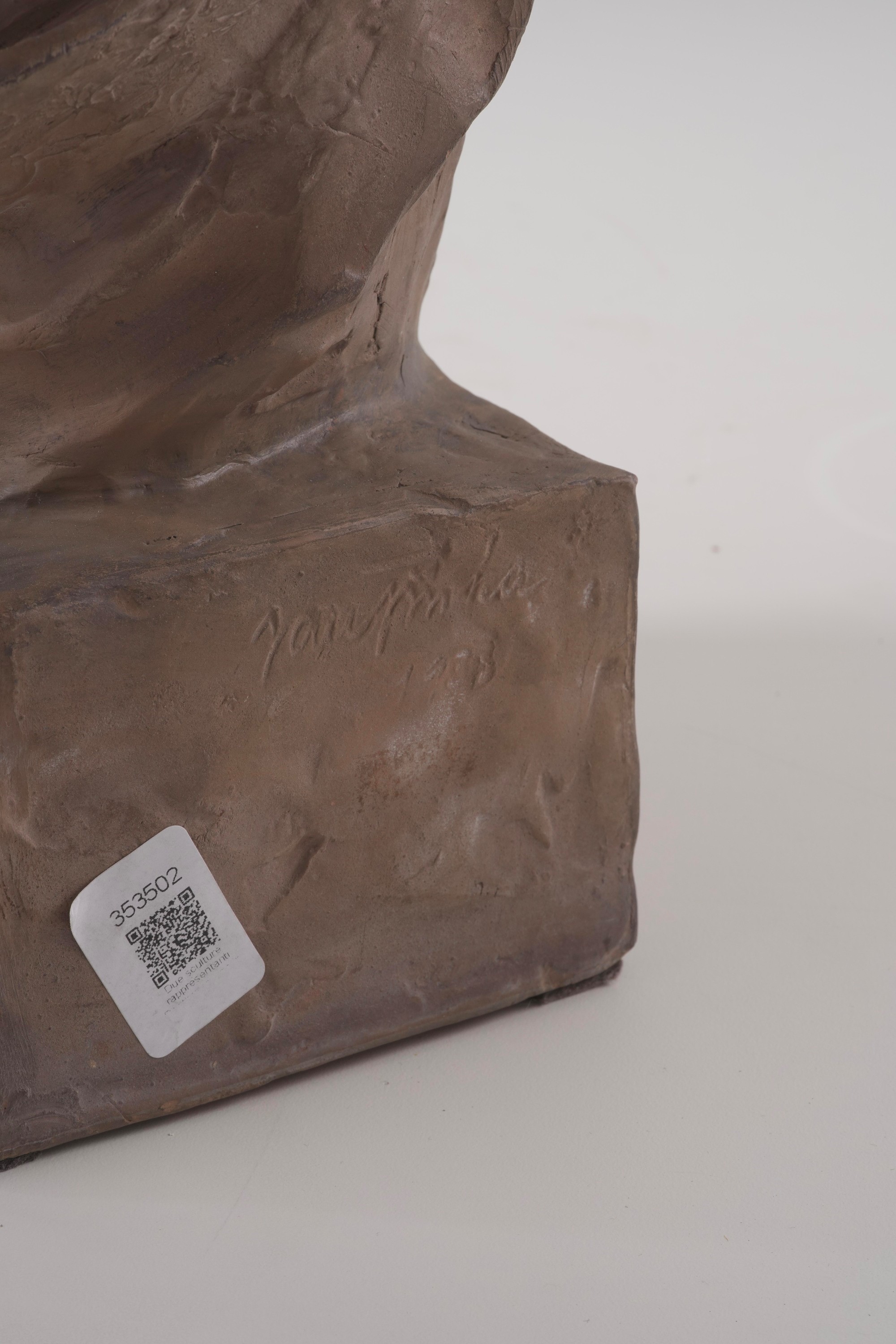 Busto di Beethoven, gesso patinato (XX secolo)