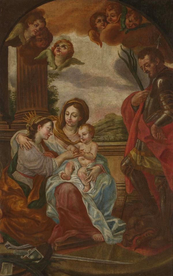 Matrimonio mistico di Santa Caterina