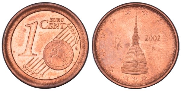 REPUBBLICA ITALIANA, dal 1946. Centesimo errore di conio  