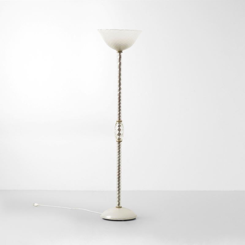 Seguso : Lampada da terra  - Auction 20th-century design - Cambi Casa d'Aste