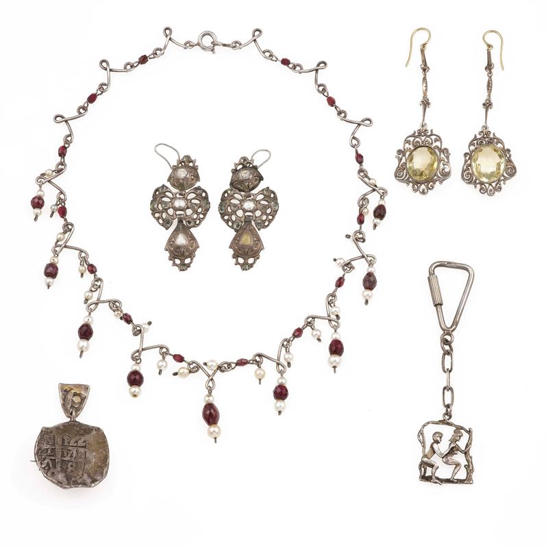 Lot of silver and gold jewels  - Auction Jewels - Cambi Casa d'Aste