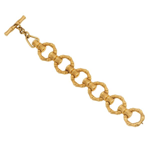 Gold Bracelet. Maker's mark for Weingrill (15VR)