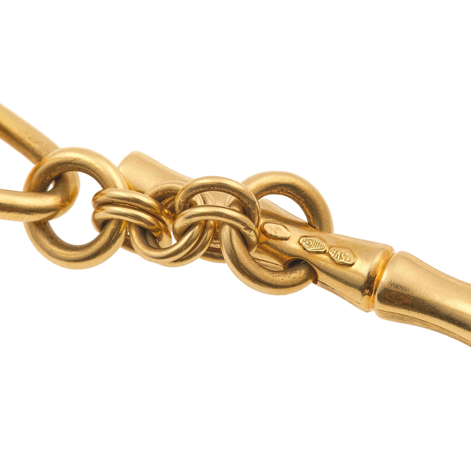 Weingrill. Bracciale "bamboo" a Maglia Liscia e Satinata