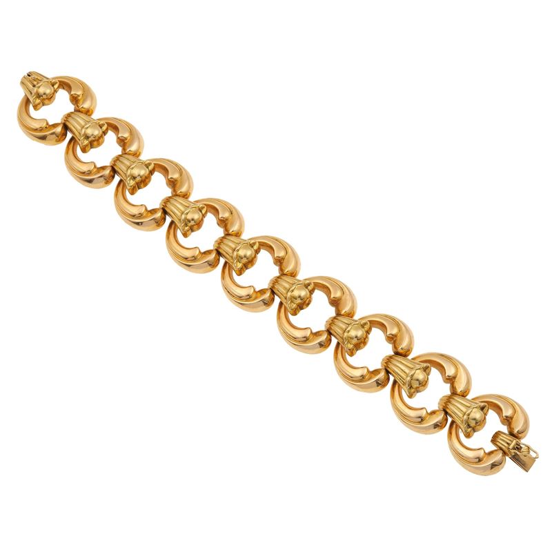 Gold bracelet  - Auction Fine Jewellery - Cambi Casa d'Aste