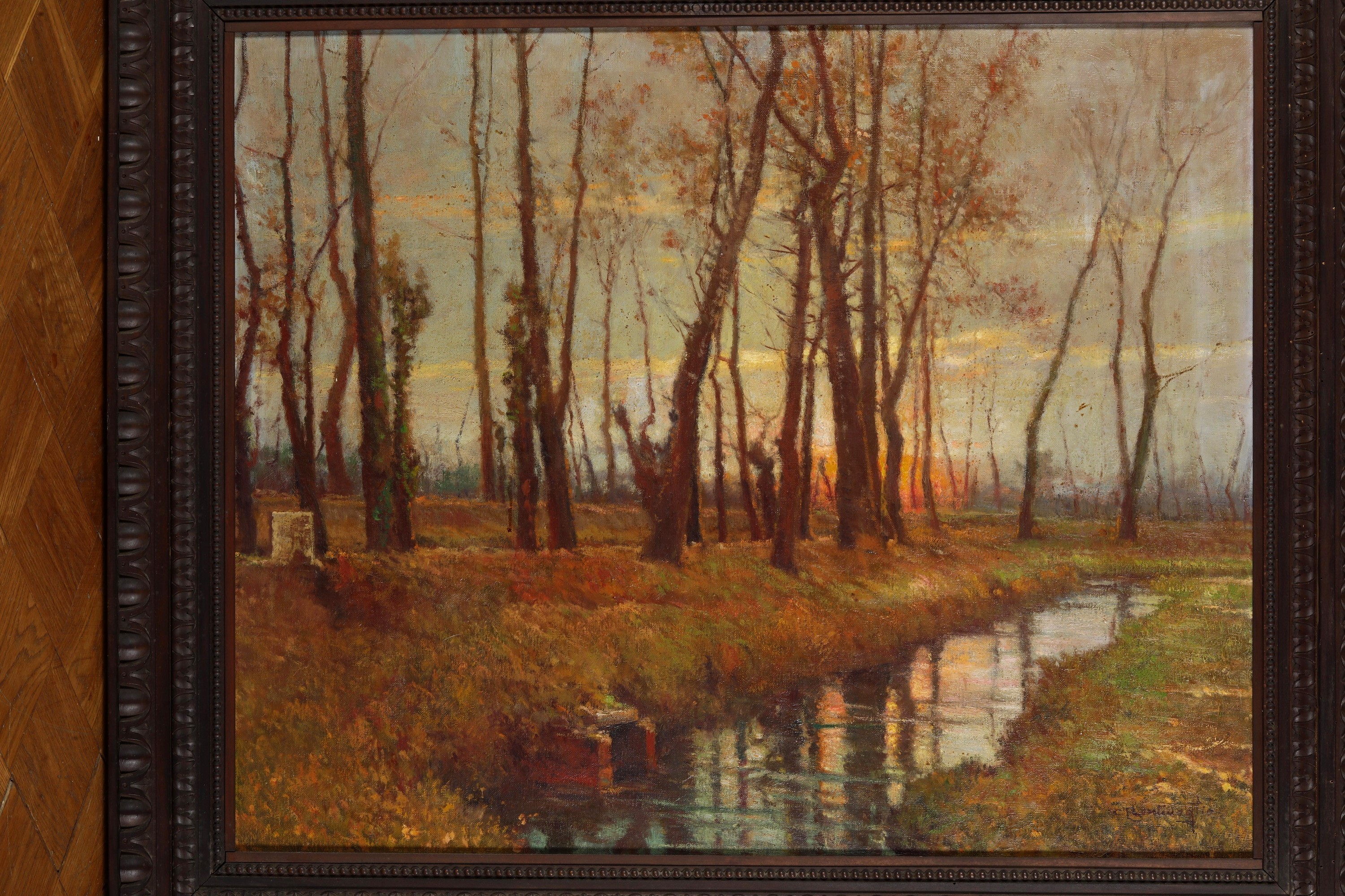 Cesare Bentivoglio - Paesaggio Fluviale