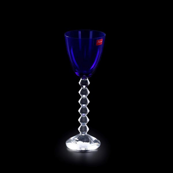 Calice “Vega”.<BR>Francia, Manifattura Baccarat, XX secolo.<BR>Designer: Savinel Roze.