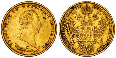Francesco I d'Asburgo-Lorena, Mezza sovrana 1831