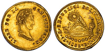 Bolivia, Escudo 1853, Potosi