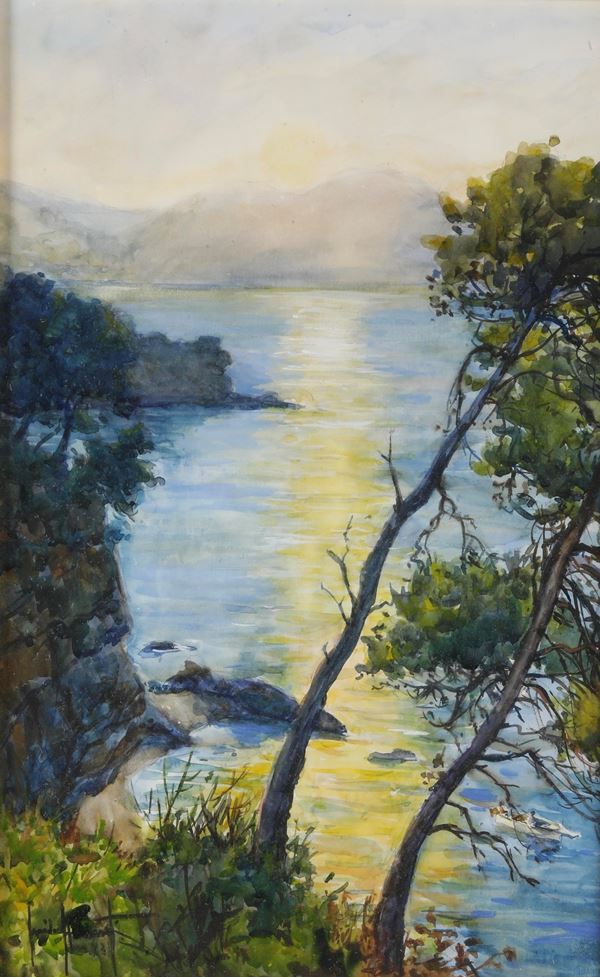 Guido Hanset - Paesaggio costiero