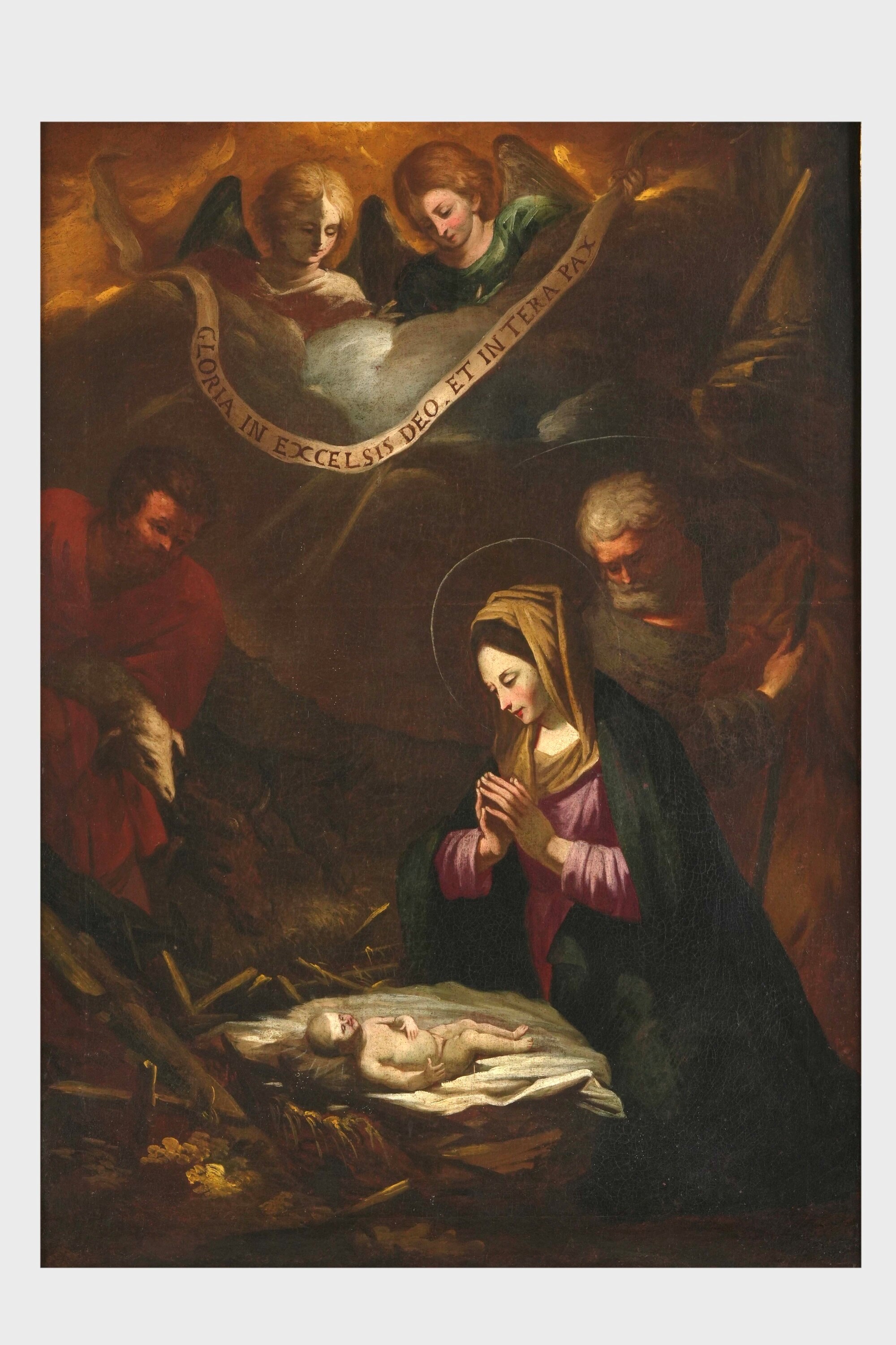 Scuola toscana del XVII secolo, Natività, olio su tela