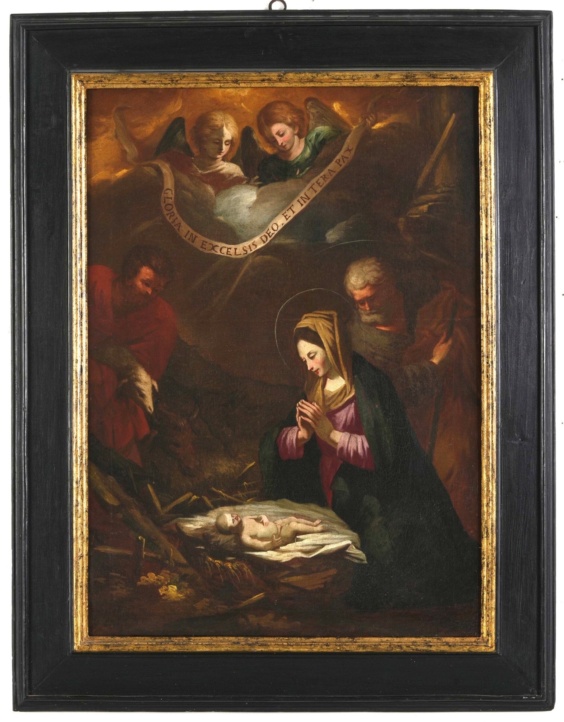 Scuola toscana del XVII secolo, Natività, olio su tela
