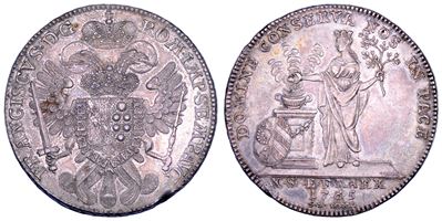 Germania - Nurnberg, Taler 1765, a nome dell'imperatore Franz I