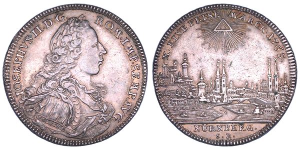 GERMANIA - NURNBERG. FREE CITY (a nome dell'imperatore Joseph II). Taler 1765.