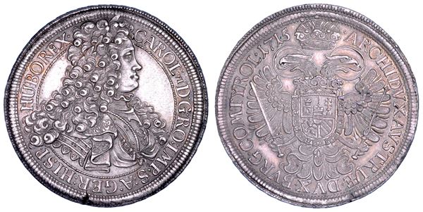 AUSTRIA. KARL VI, 1711-1740. Taler 1715. Wien.