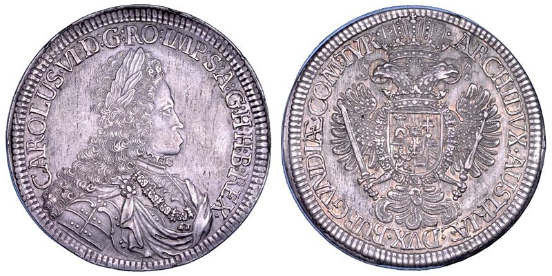 AUSTRIA. KARL VI, 1711-1740. Doppeltaler. Hall.  - Asta Numismatica - Cambi Casa d'Aste
