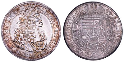 Leopold I, Taler del 1694, Hall