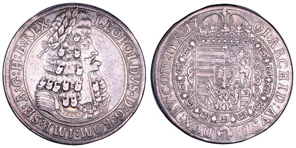 AUSTRIA. LEOPOLD I, 1657-1705. Taler 1701. Hall.